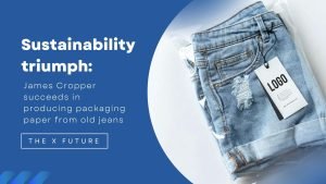 Sustainability triumph: James Cropper succeeds in producing packaging paper from old jeans